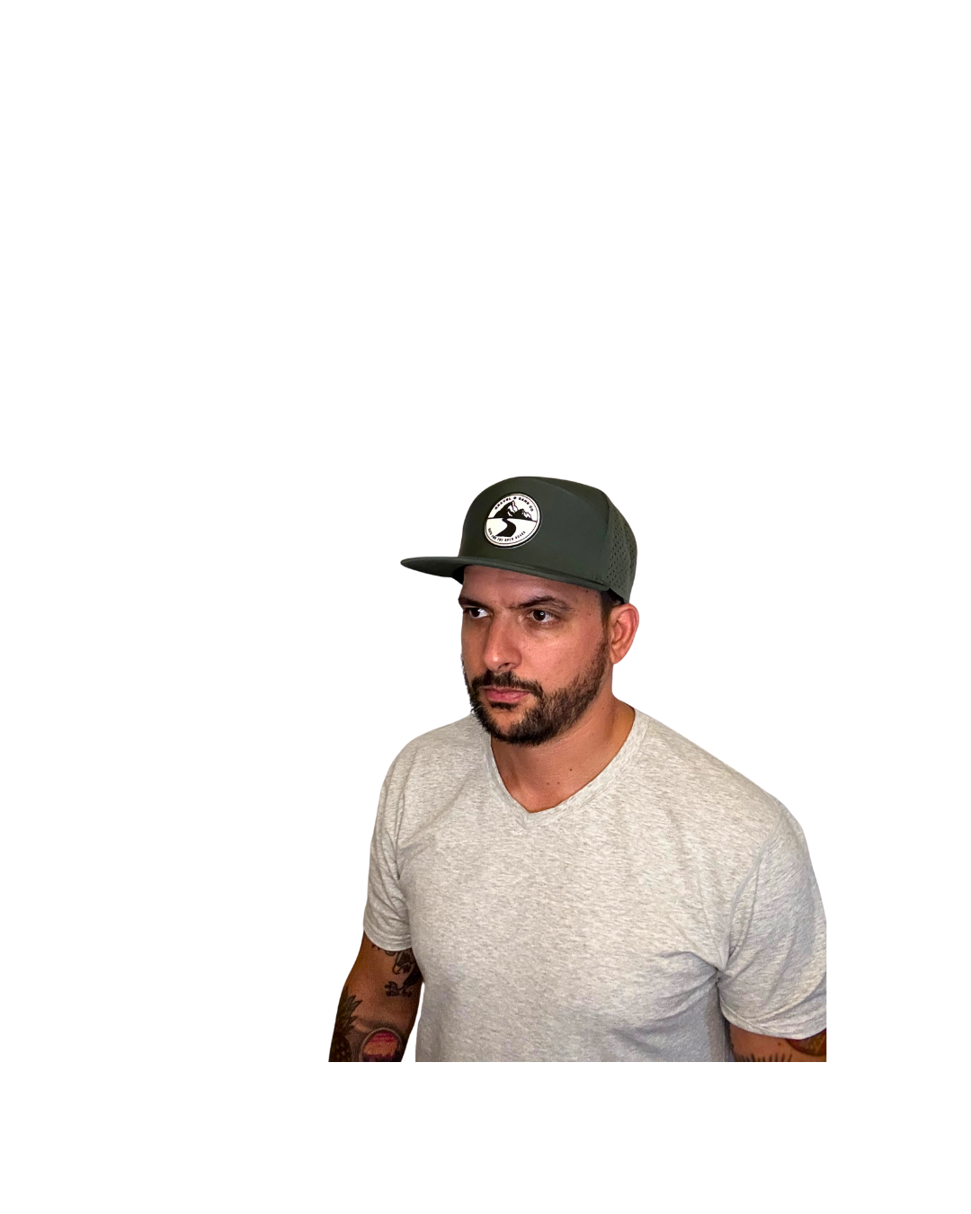 The Origin – Water Repellent 7 – Panel Hat – Field Green