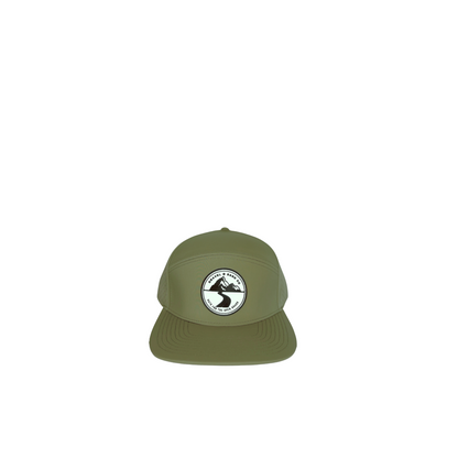 The Origin – Water Repellent 7 – Panel Hat – Steel Moss