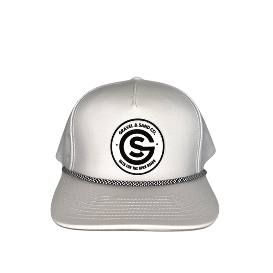Drift – Water Repellent 5 – Panel Trucker Hat White