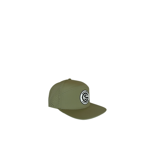The Origin – Water Repellent 7 – Panel Hat – Steel Moss
