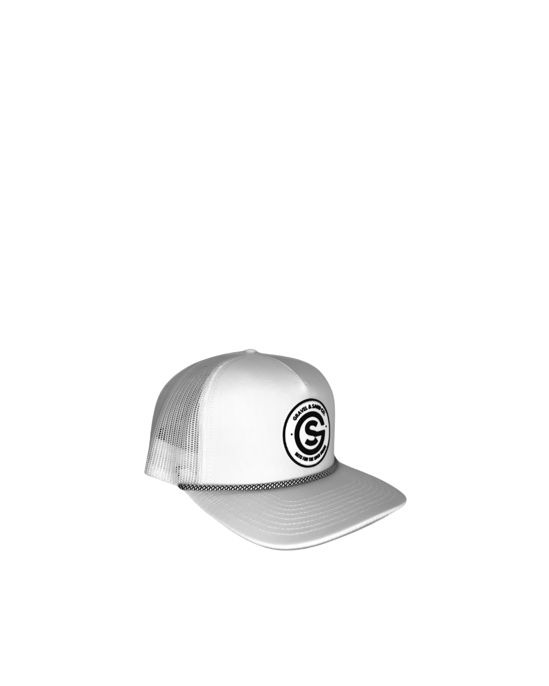 Drift – Water Repellent 5 – Panel Trucker Hat White